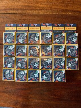 Burt’s Bees Vanilla & Clove Lip Butter Bundle of 23 pieces-Brand New